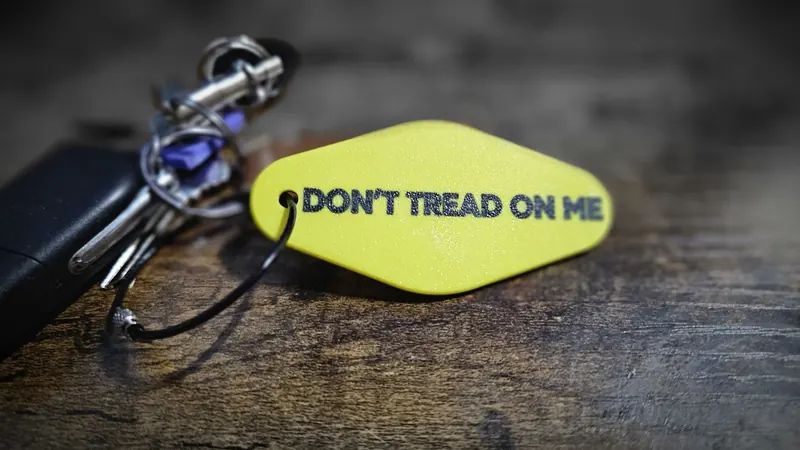 Custom Keychain - Personalized 3D printed keychain